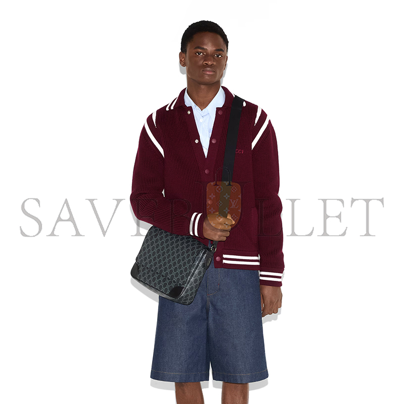 G*u*i gg emblem medium crossbody bag ‎821154 (29*23*7.5cm)